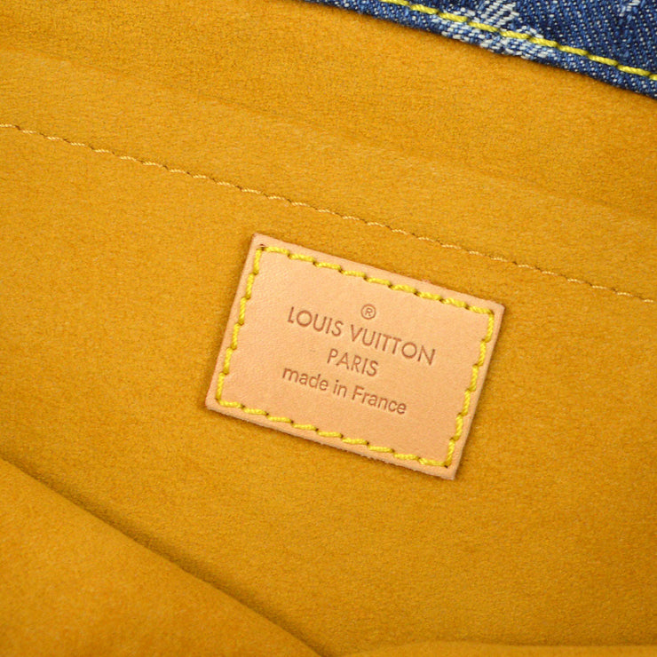 Louis Vuitton 2005 Monogram Denim Flat Shopper M95018