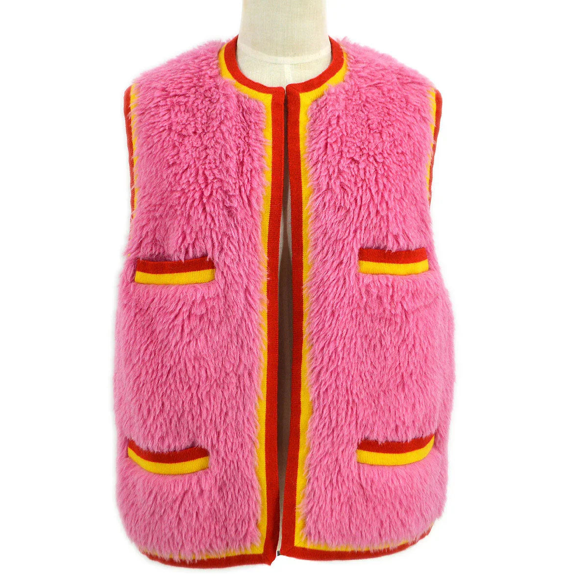 Chanel Fall 1994 CC open front vest #38