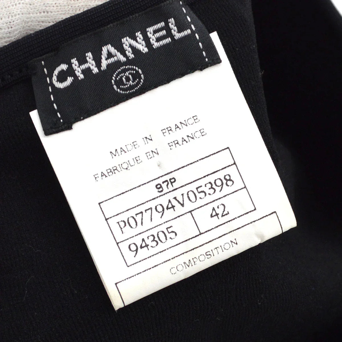 Chanel 1997 #42 T-Shirt Black