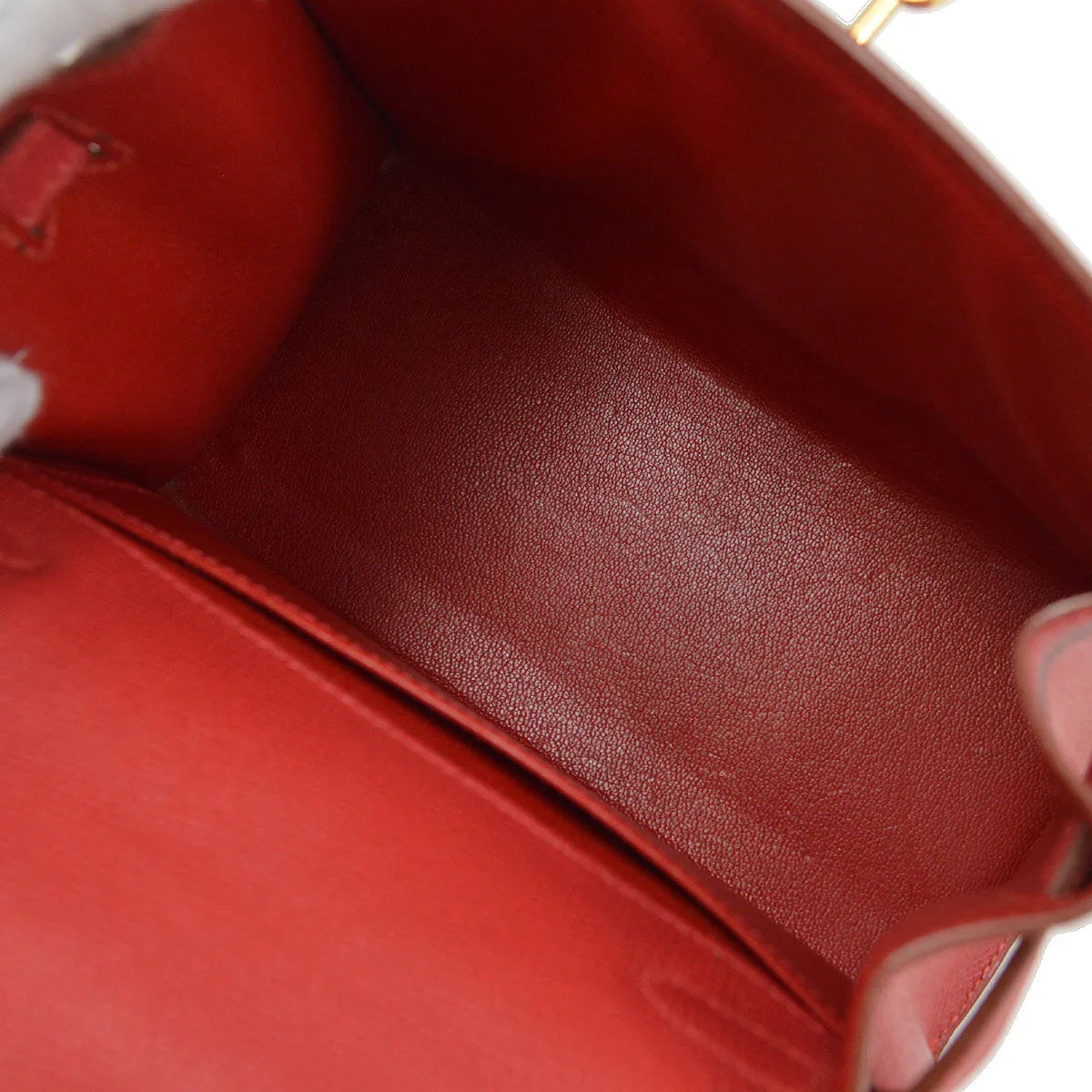 HERMES * 1999 Mini Kelly 20 SELLIER Rouge Vif Courchevel
