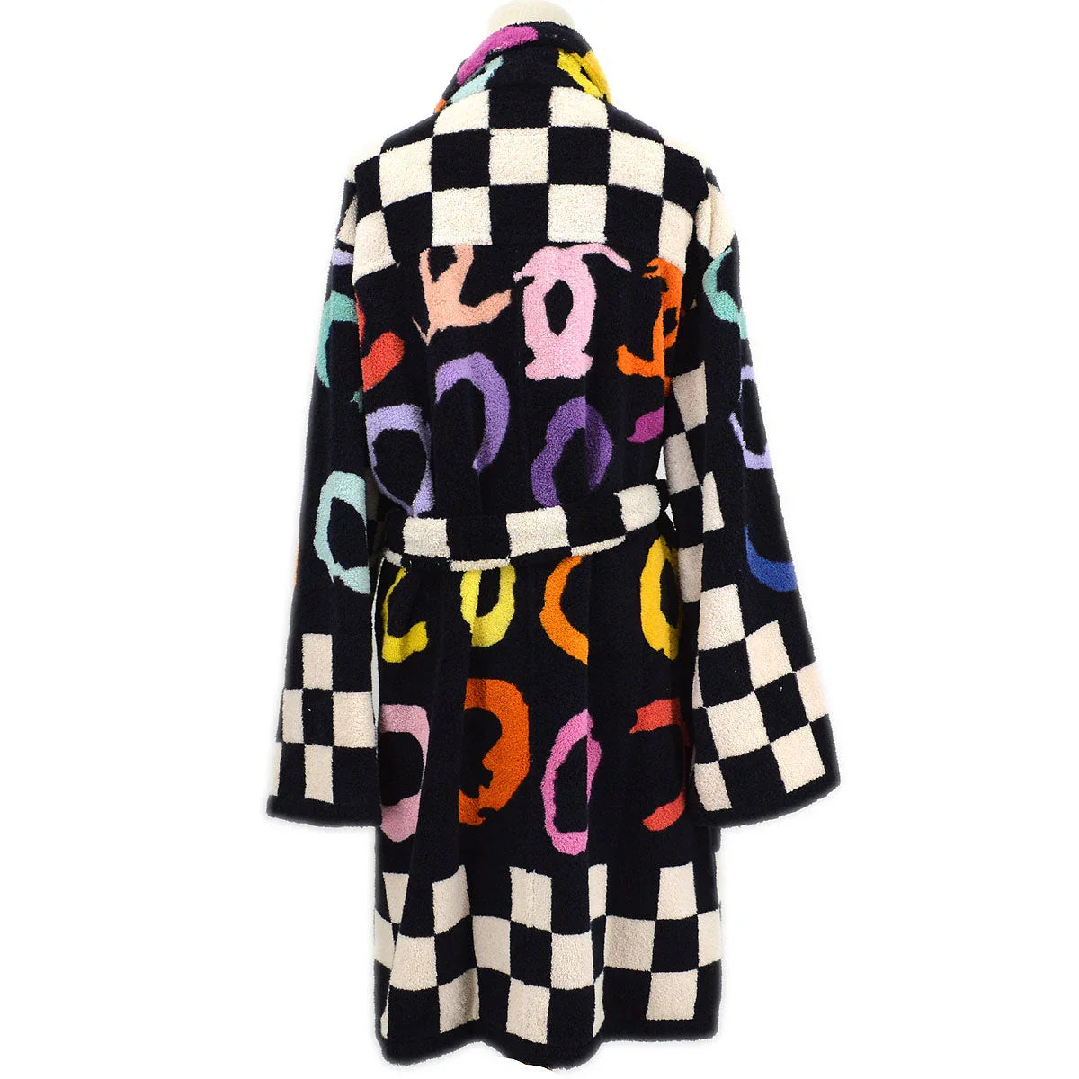 CHANEL 1995 Spring CC check-print bathrobe #36