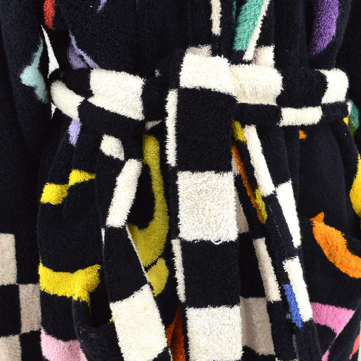 CHANEL 1995 Spring CC check-print bathrobe #36