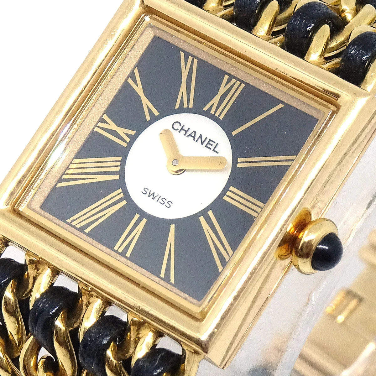 Chanel Mademoiselle Watch 18KYG #L
