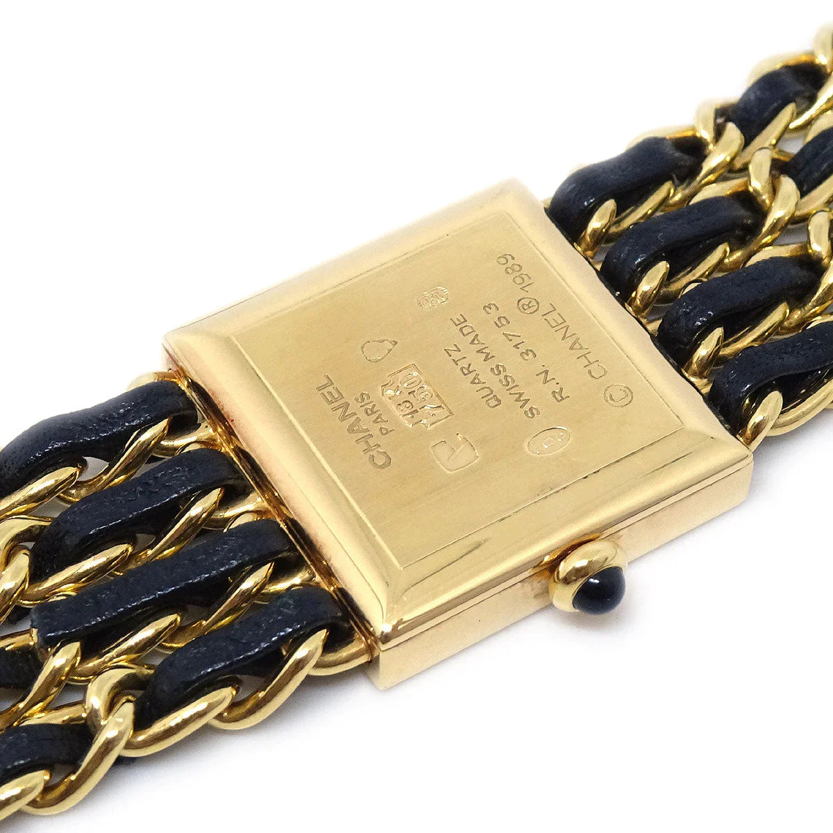 Chanel Mademoiselle Watch 18KYG #L