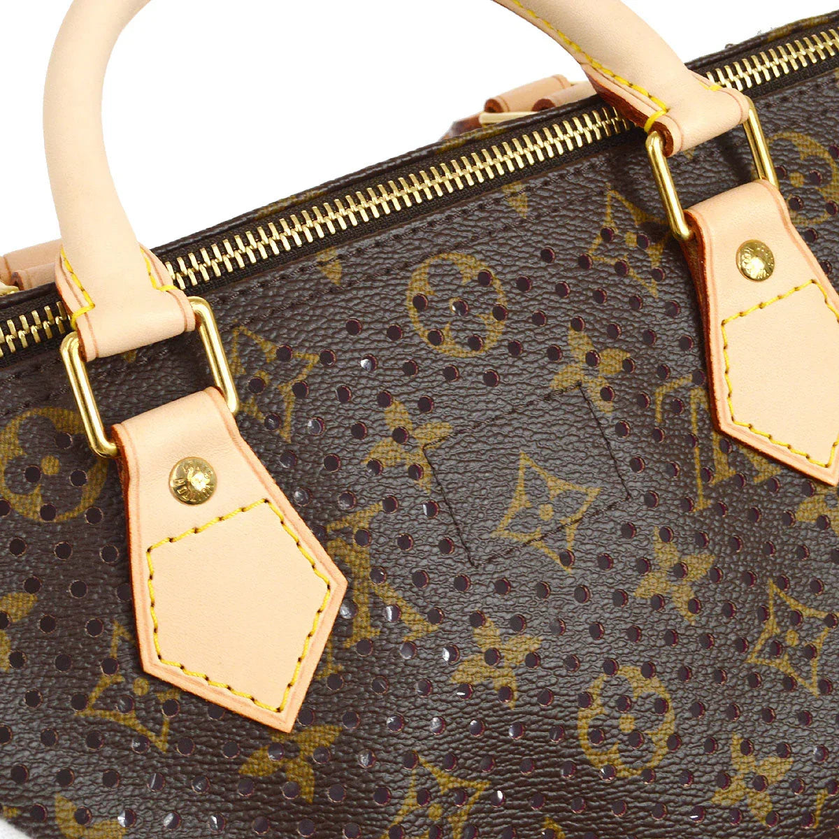LOUIS VUITTON 2006 SPEEDY 30 MONOGRAM PERFO M95180