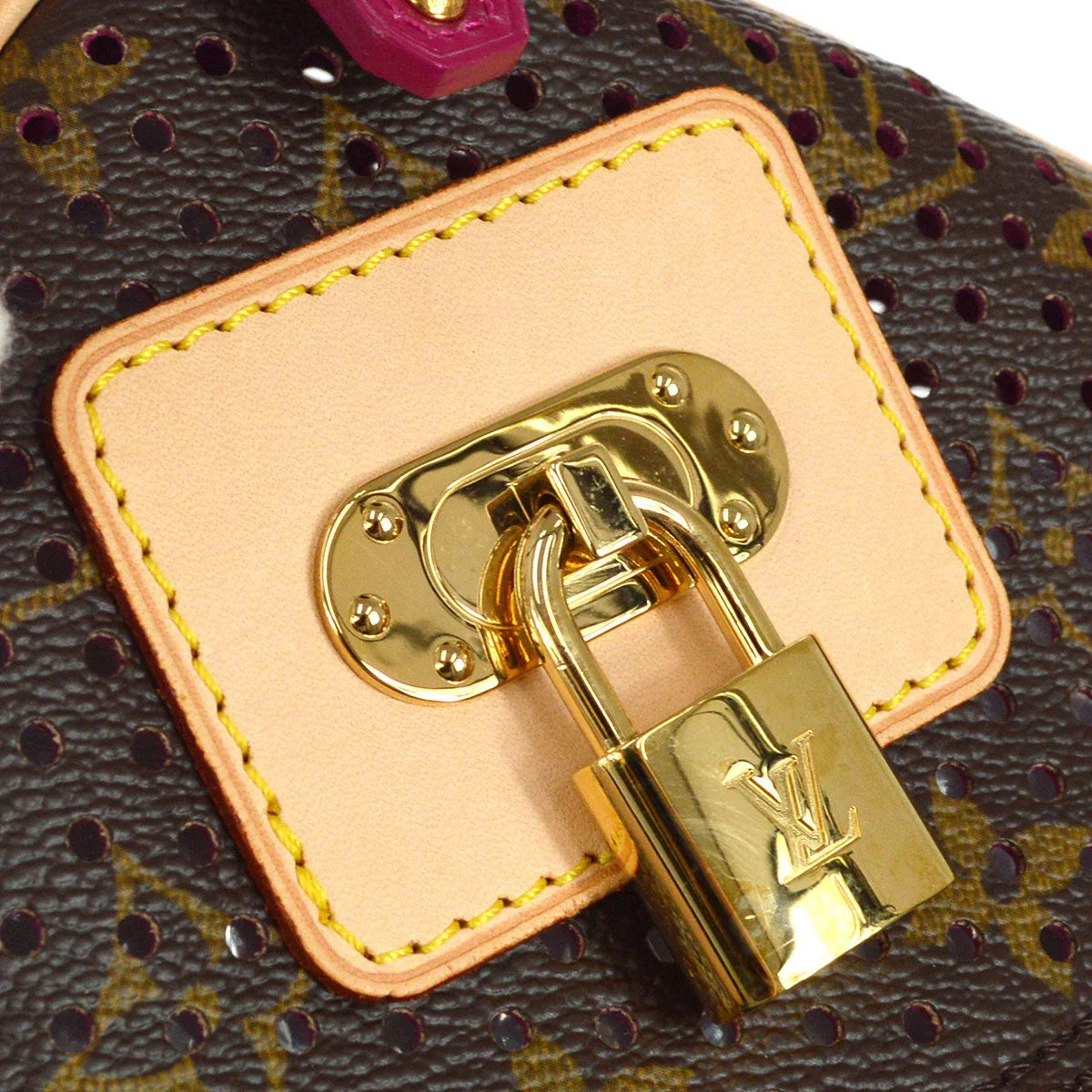 LOUIS VUITTON 2006 SPEEDY 30 MONOGRAM PERFO M95180