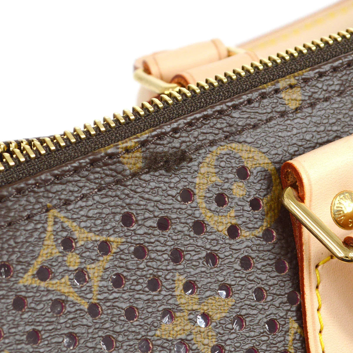 LOUIS VUITTON 2006 SPEEDY 30 MONOGRAM PERFO M95180