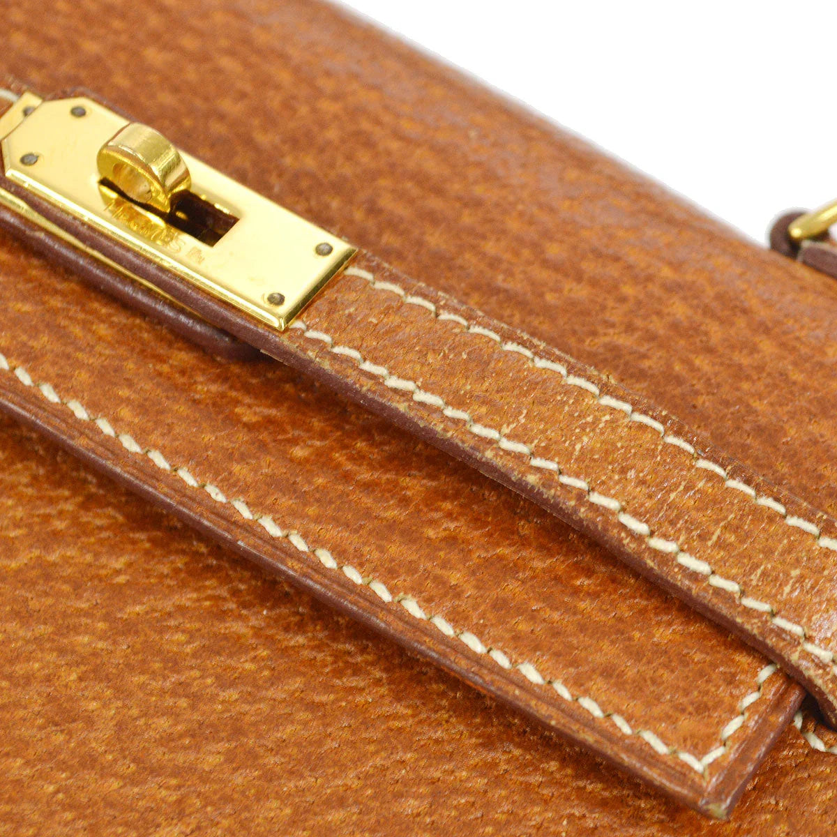Hermes * Gold Porc Kelly 15 Sellier