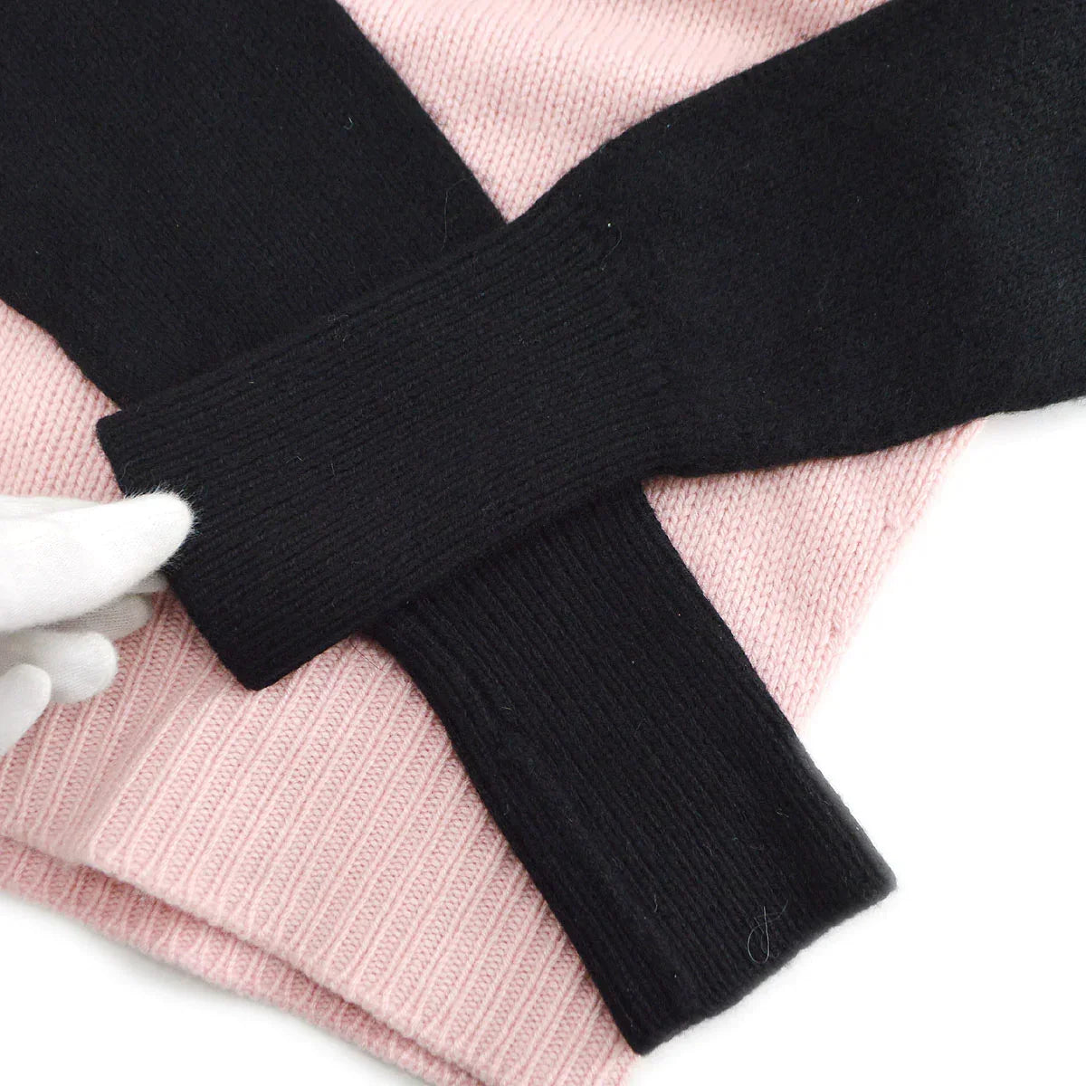 Chanel 1995 Fall shoe motif cashmere jumper