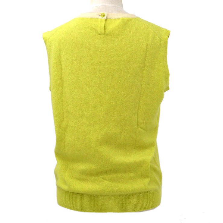 Chanel 1996 sleeveless cashmere top #44