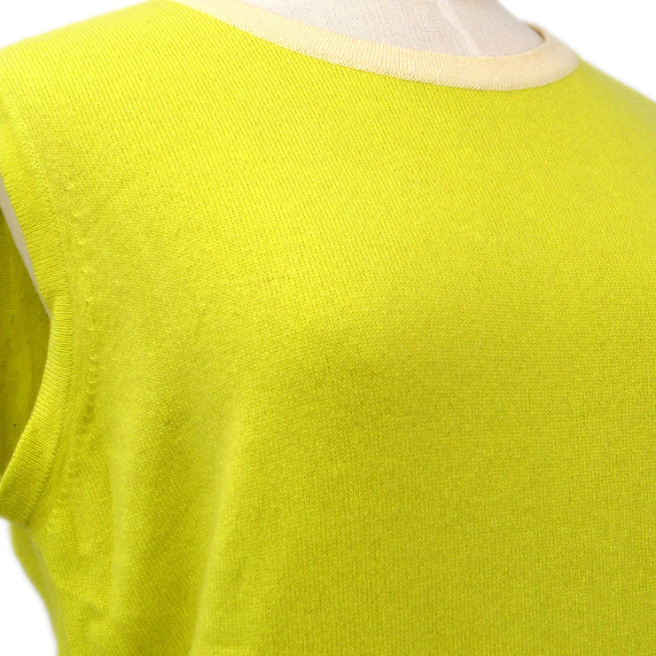 Chanel 1996 sleeveless cashmere top #44