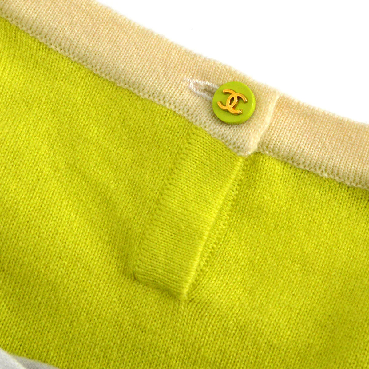 Chanel 1996 sleeveless cashmere top #44