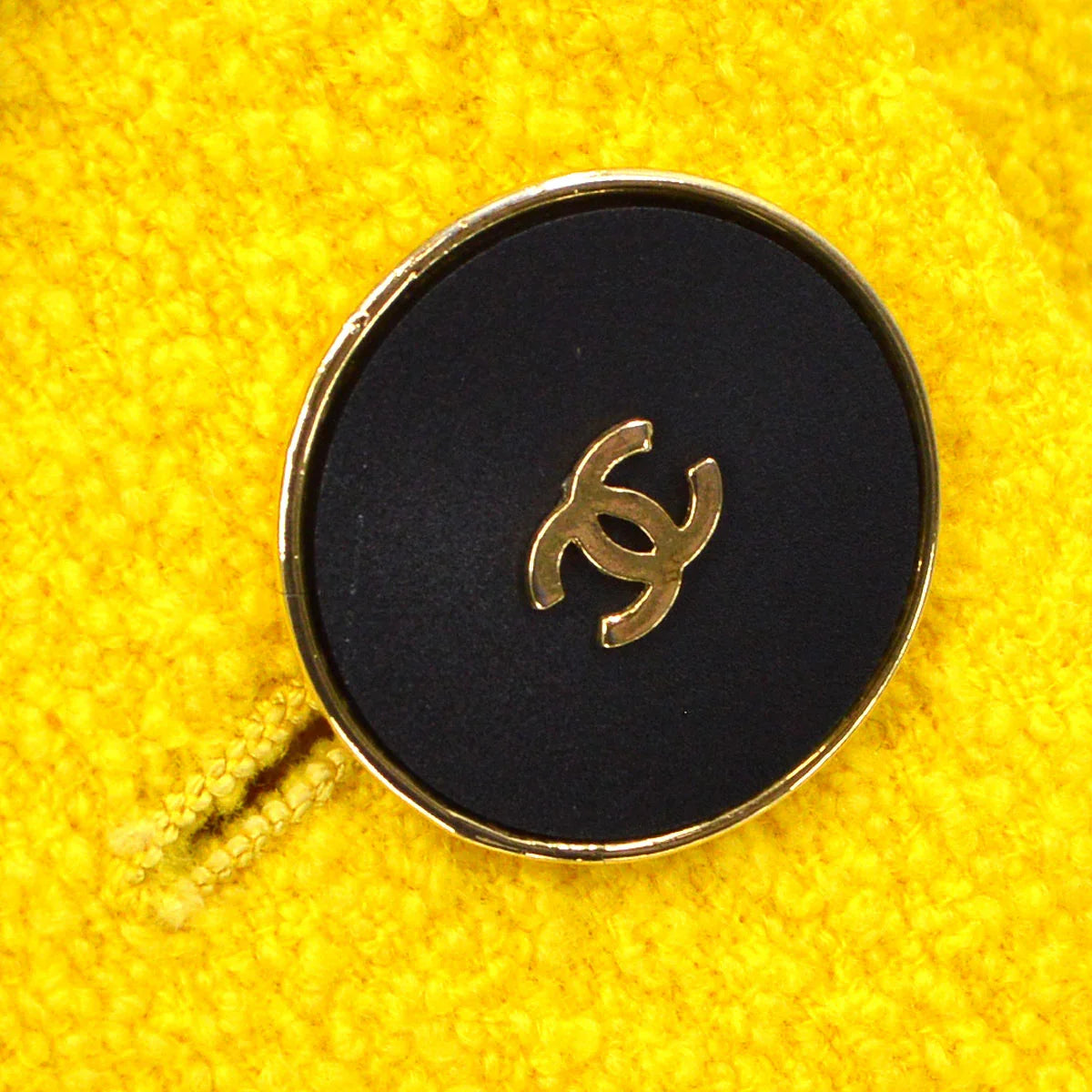 Chanel 1993 contrast trimming single-button jacket #42
