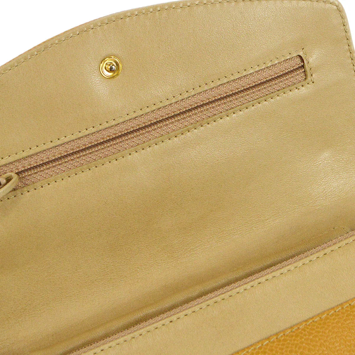 Chanel 1996-1997 Beige Caviar Timeless WOC Wallet on Chain