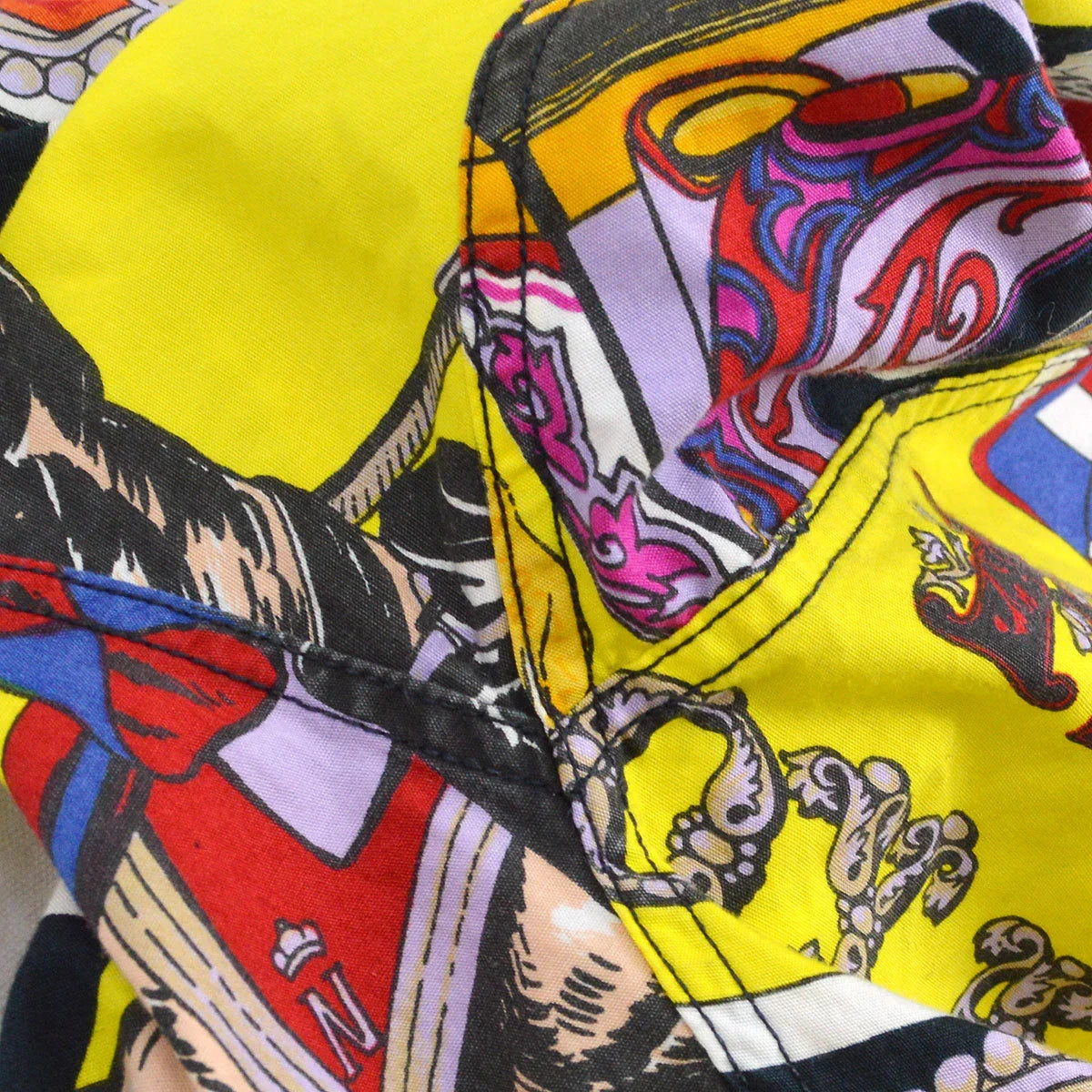 VERSACE 1990s Beatles Oxford British Royalty Shirt #M