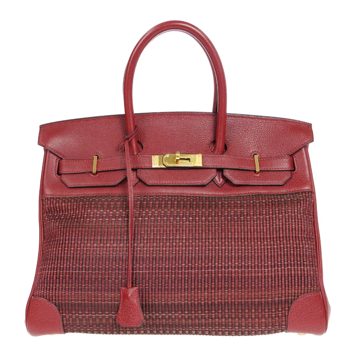 爱马仕2002 Birkin 35 Crinoline Rouge