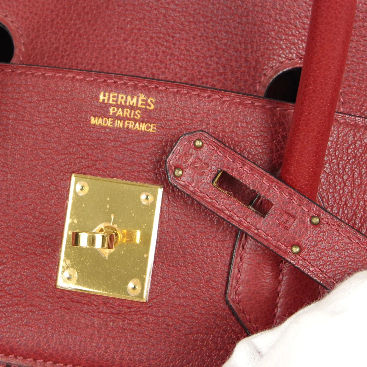 爱马仕2002 Birkin 35 Crinoline Rouge