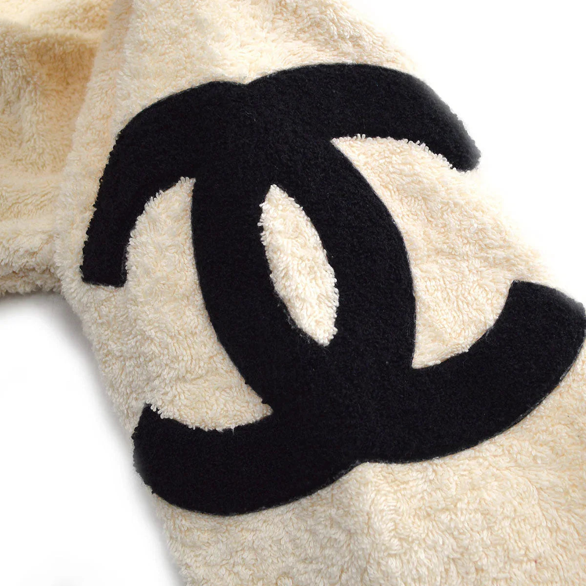 Chanel Cruise 1993 CC crew-neck terry cloth sweatshirt