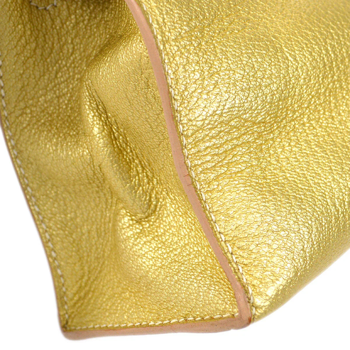 HERMES * 2005 Athens Olympic Limited Kelly Pochette Metallic Gold Chevre Myzore