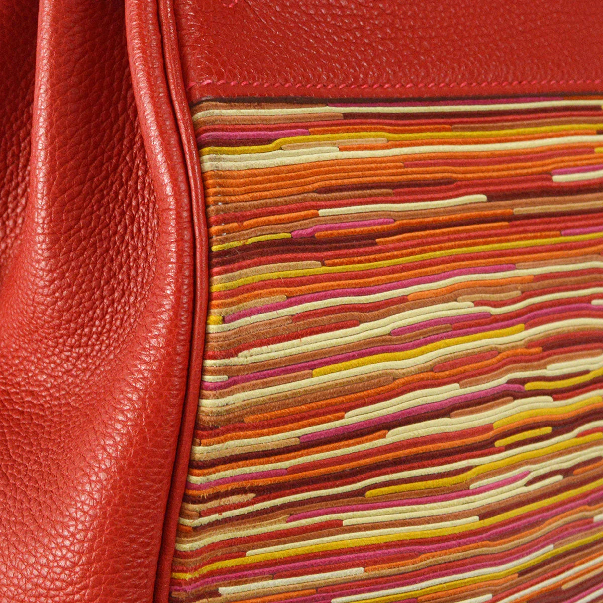 Hermes 2003 KELLY 32 2003 RETOURNE Vibrato Togo Red