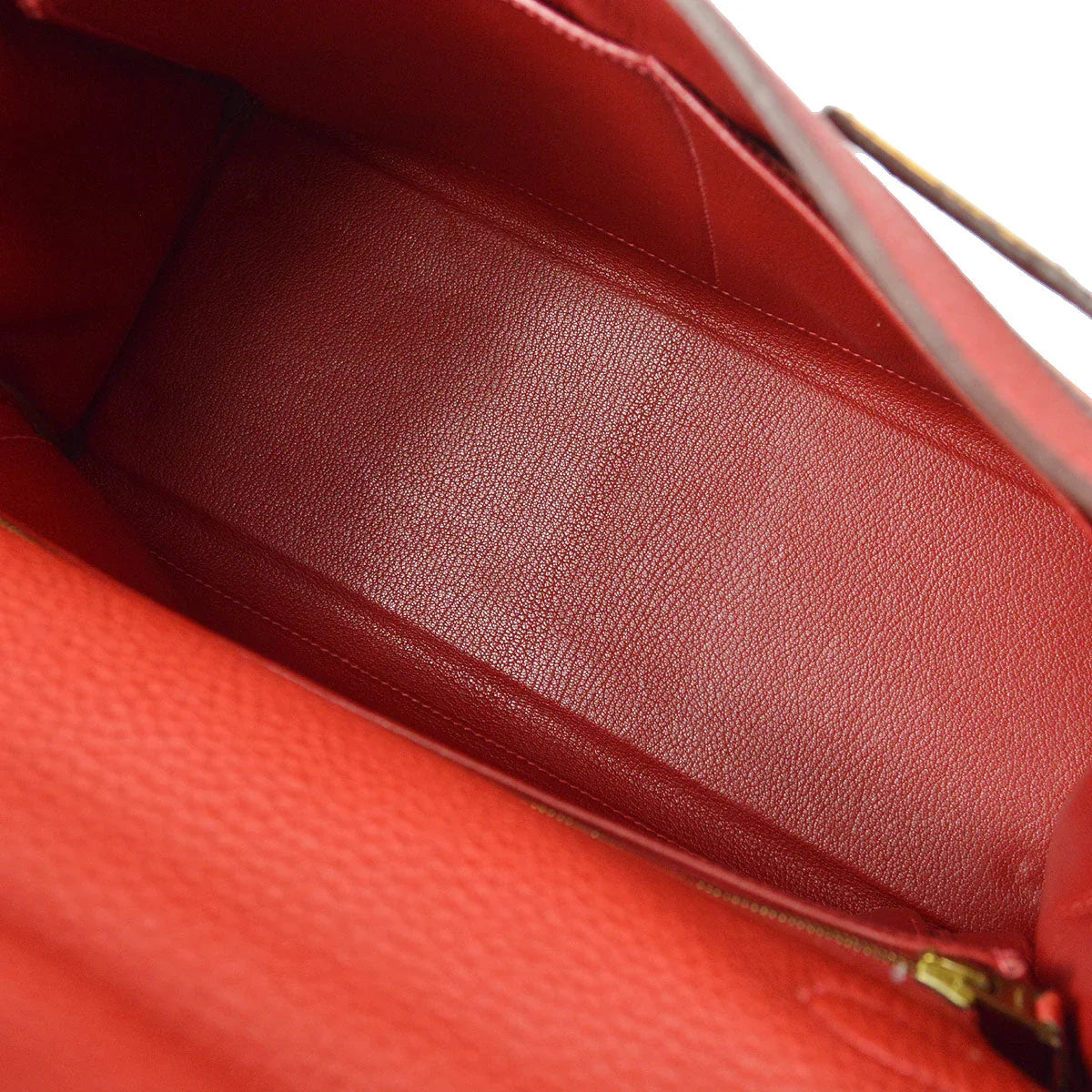 Hermes 2003 KELLY 32 2003 RETOURNE Vibrato Togo Red