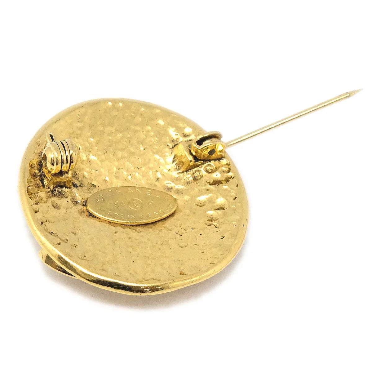 CHANEL 1994 Brooch Pin Corsage Gold 94P
