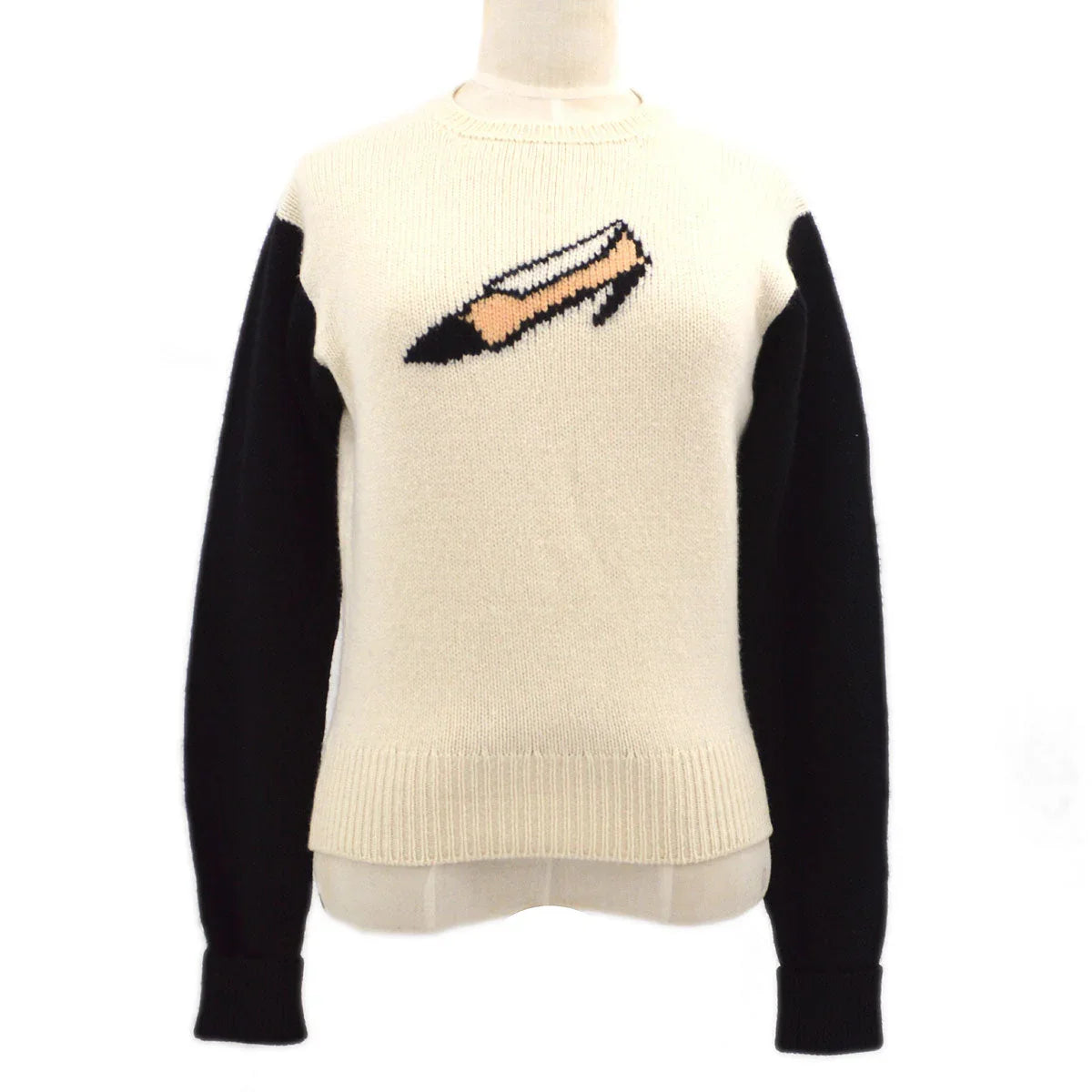Chanel 1995 Fall shoe-motif cashmere jumper #42