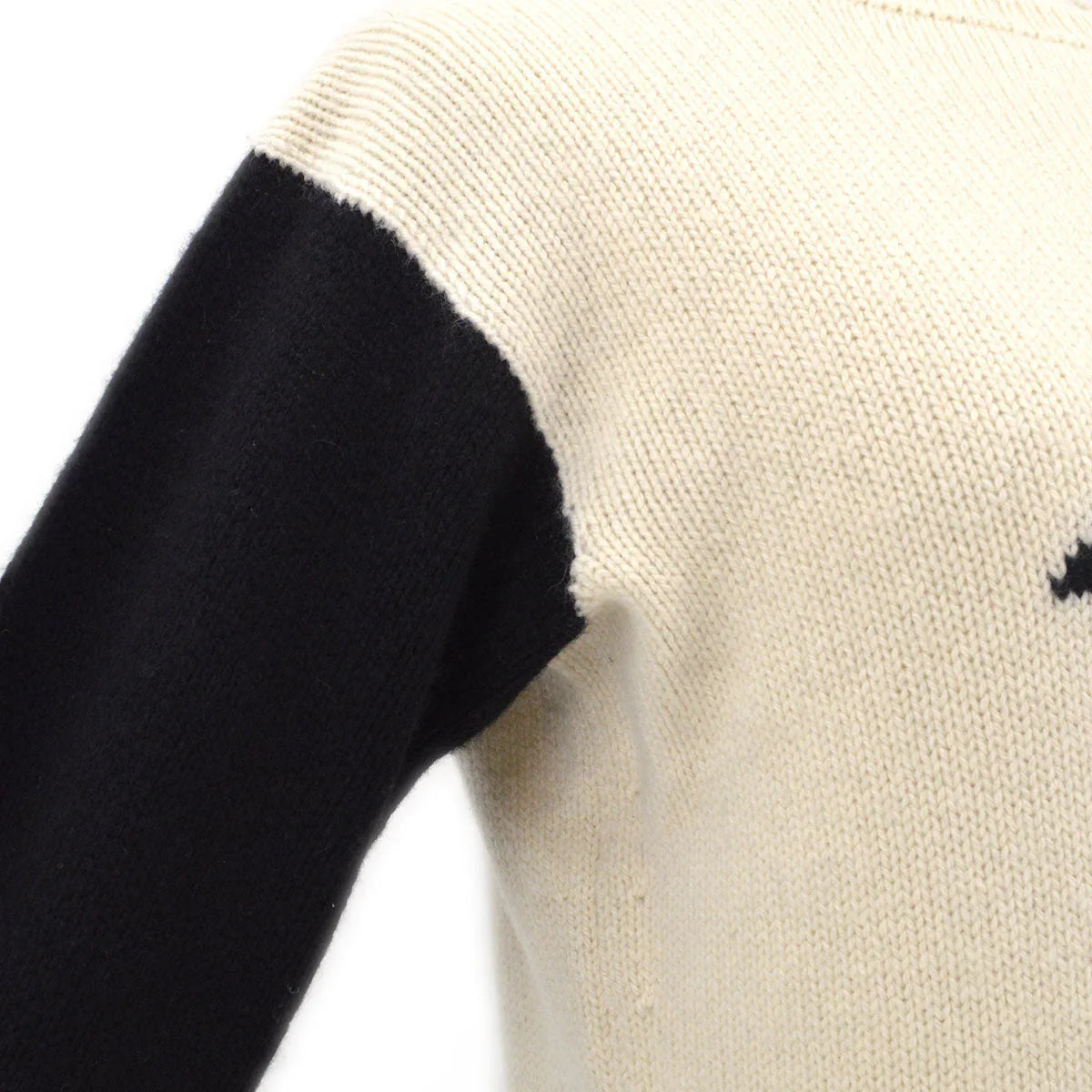 Chanel 1995 Fall shoe-motif cashmere jumper #42