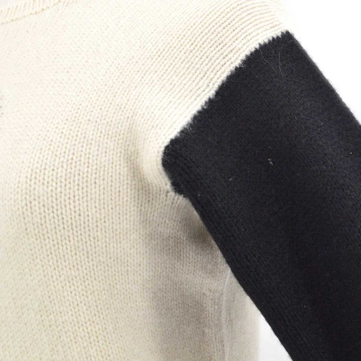 Chanel 1995 Fall shoe-motif cashmere jumper #42