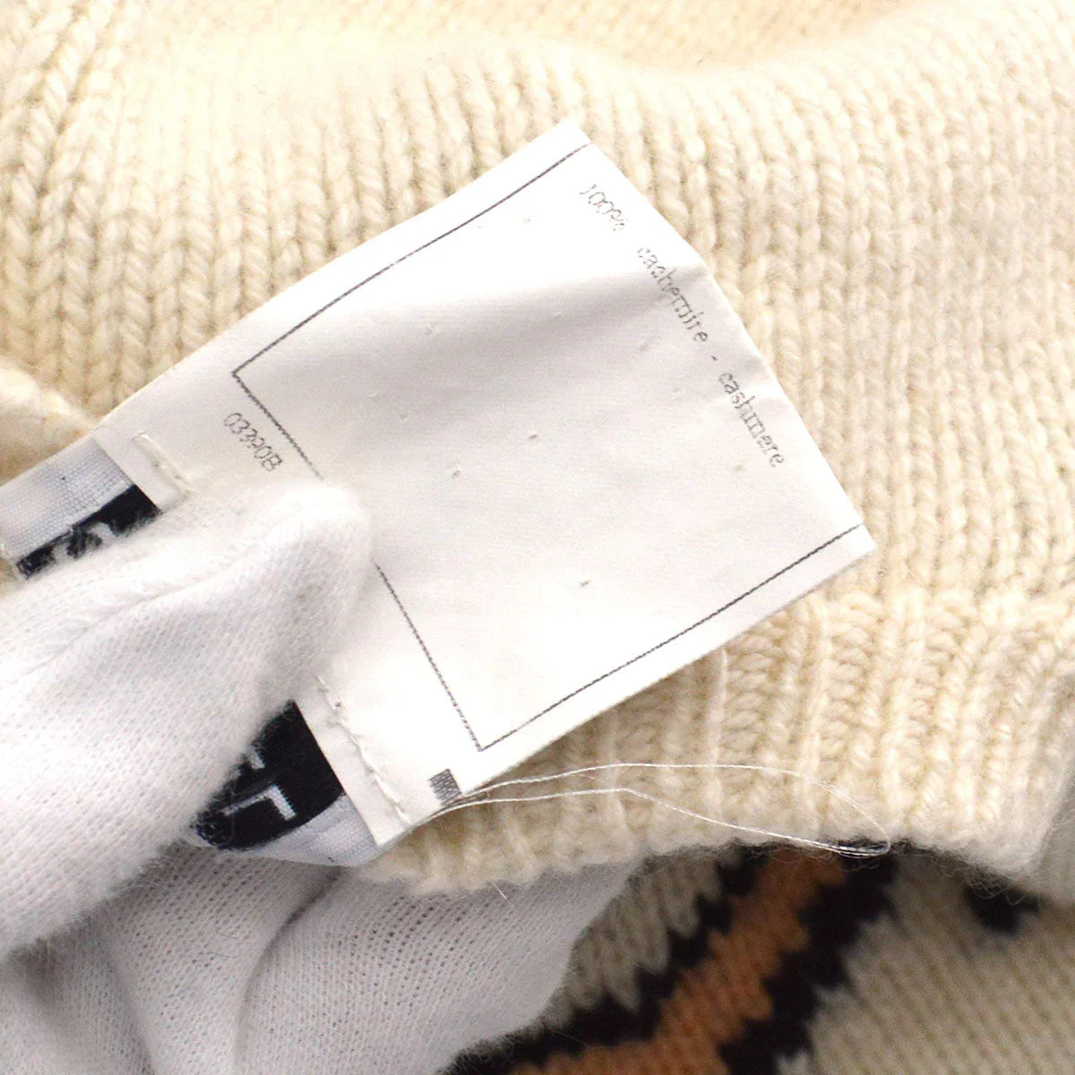 Chanel 1995 Shoe-Motif羊绒套头衫#42