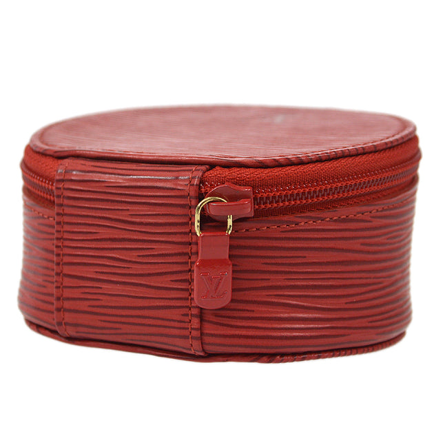 Louis Vuitton Red Epi Leather Ecrin Bijoux 10 Jewelry Case Louis Vuitton