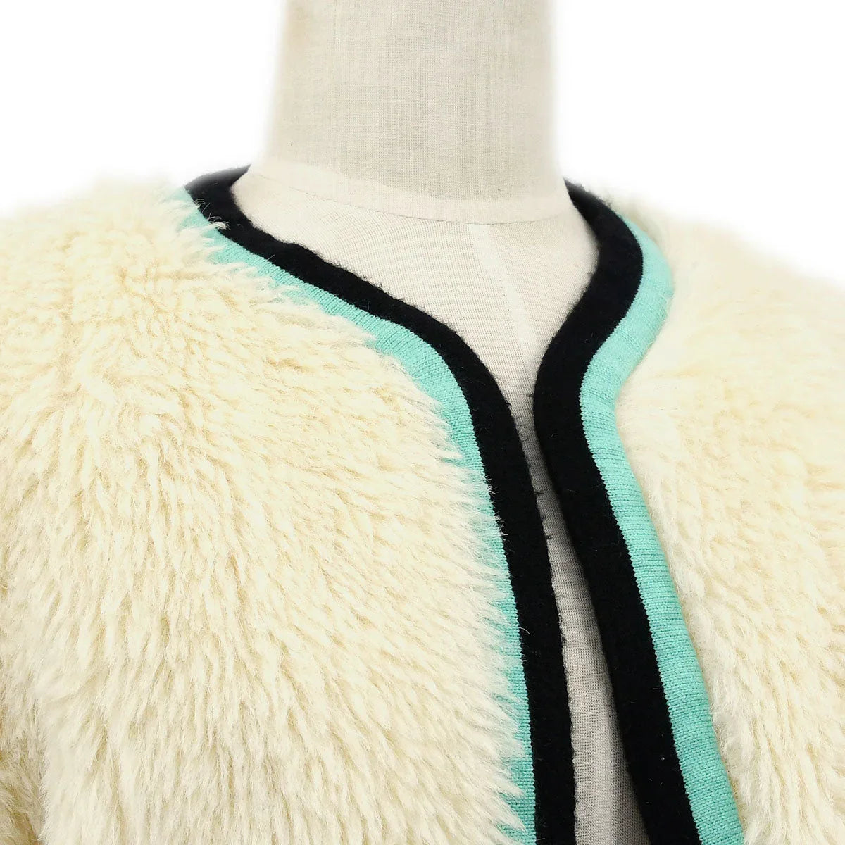 Chanel Fall 1994 logo collarless jacket