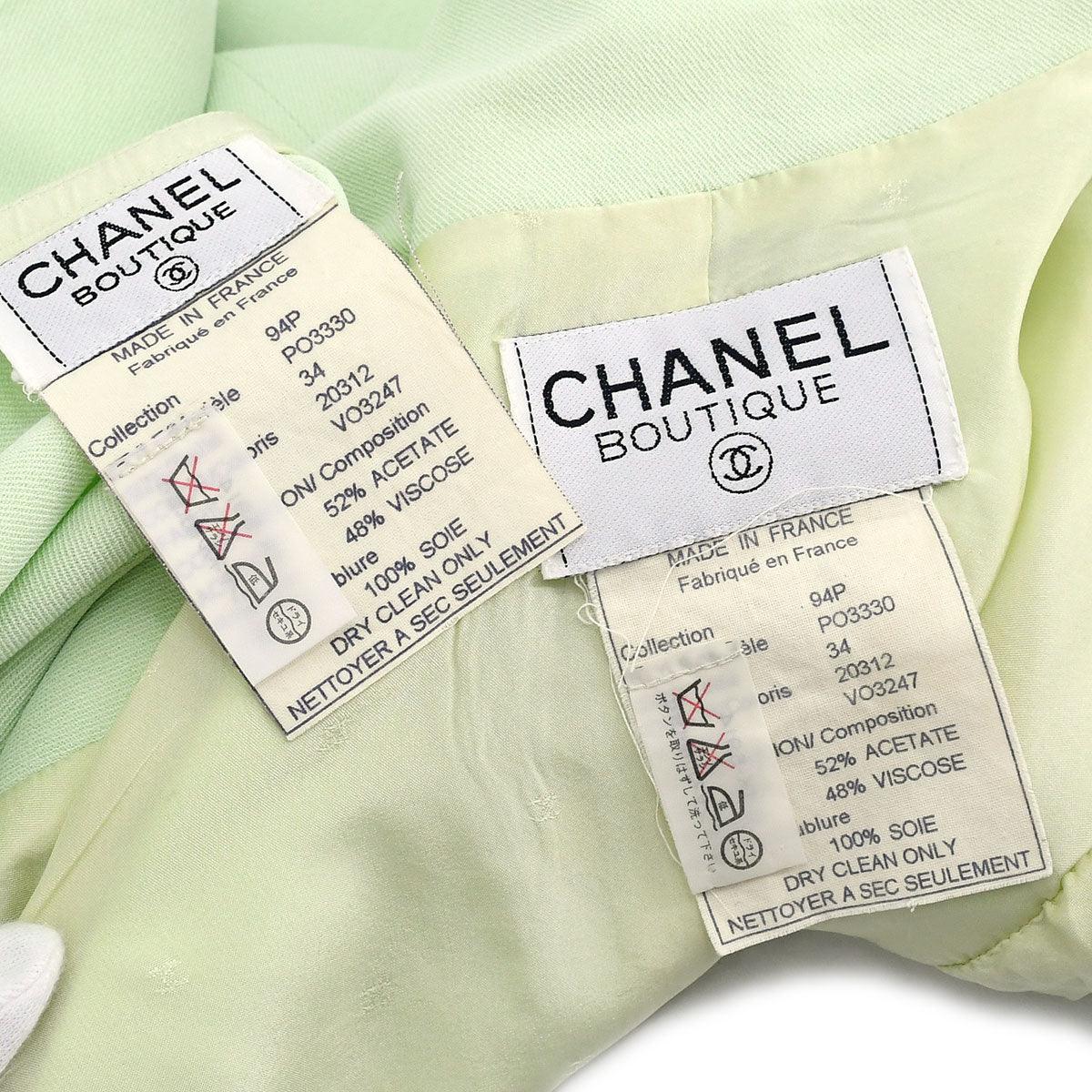 Chanel Spring 1994 single-breasted skirt suit #34