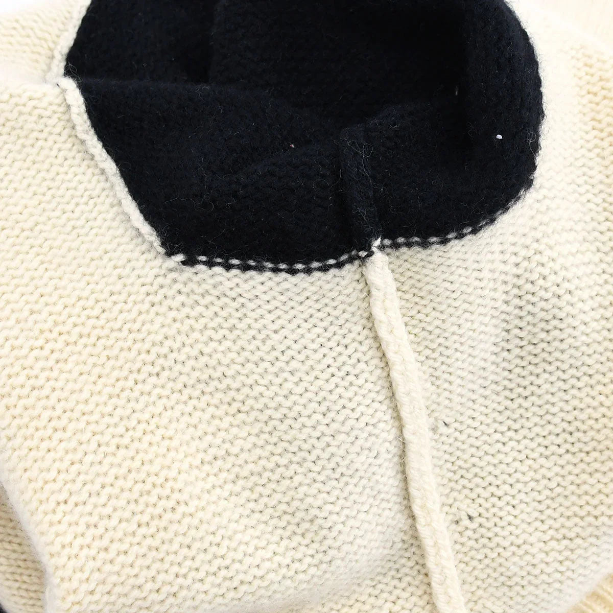 Chanel 1995 Fall shoe-motif cashmere jumper