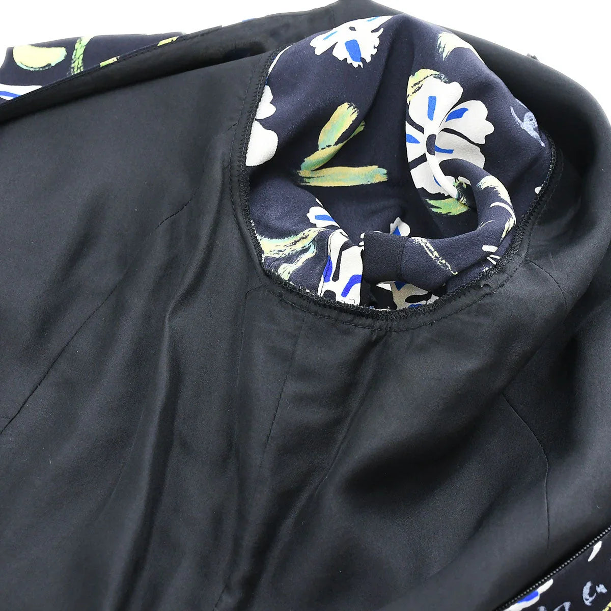 Chanel 1997 Spring floral-print draped silk dress #42