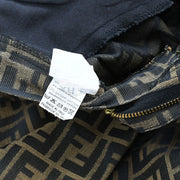 Fendi Zucca printed straight trousers #44