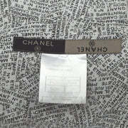 Chanel 1999 Spring Rue Cambon print shirt #38