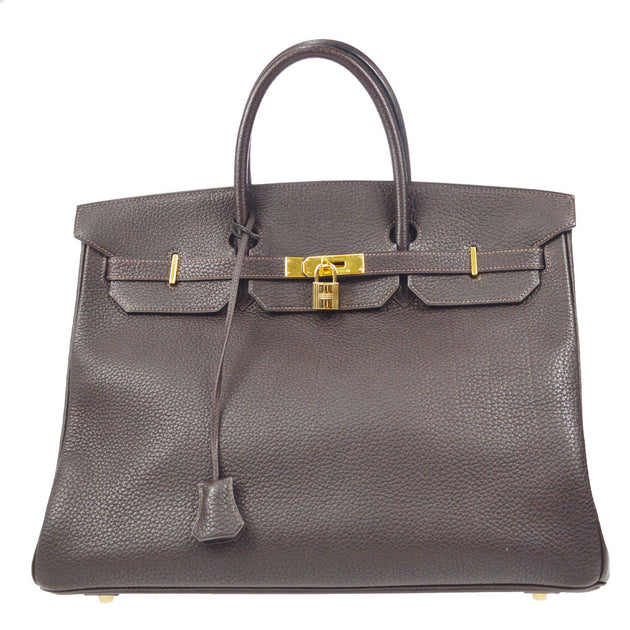 HERMES 2001 BIRKIN 40 Chocolat Fjord – AMORE Vintage Tokyo