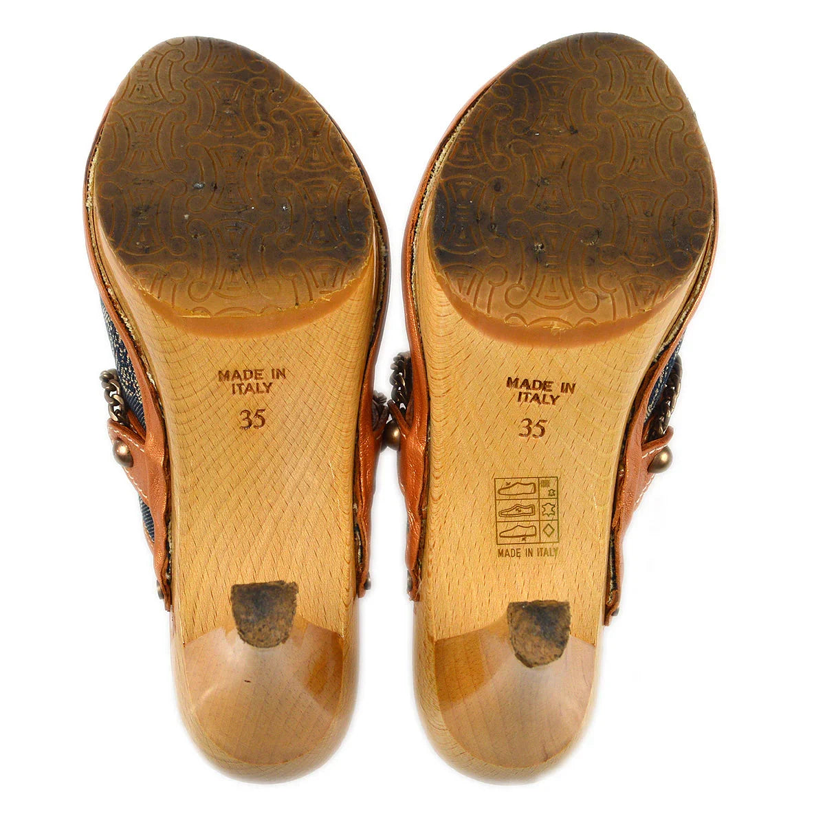 Celine 2000s Paris Macadam Mules Shoes #35