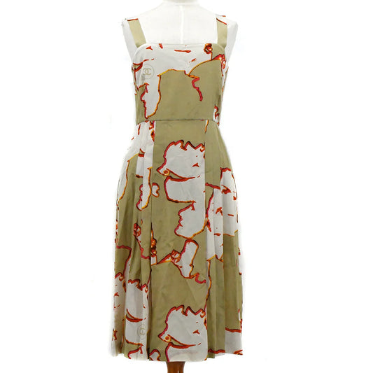 Chanel 2000 High Summer abstract-print silk dress #38