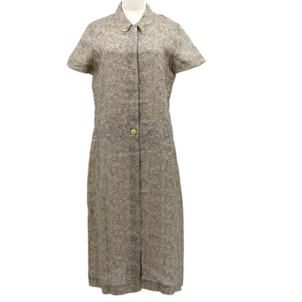 Chanel 1999 Spring Cambon-print shirt dress #42
