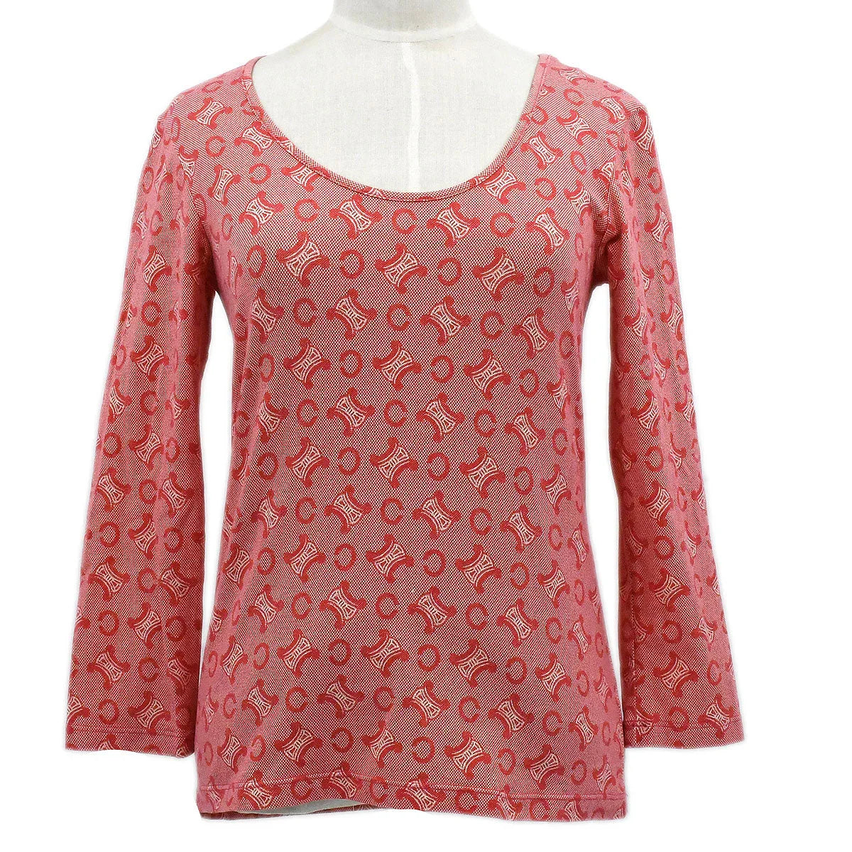 Celine 2000s C Macadam three-quarter sleeved top #L