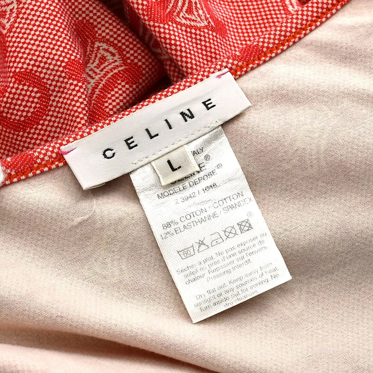 Celine 2000s C Macadam three-quarter sleeved top #L