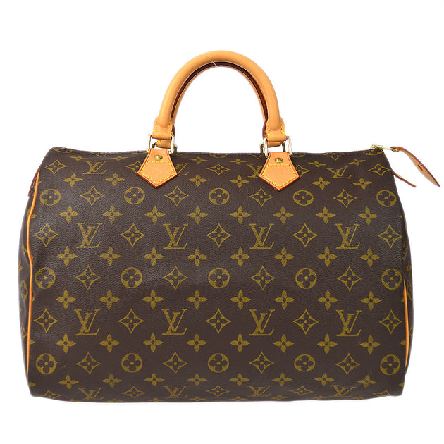 LOUIS VUITTON M41534 Monogram Mini Speedy Pouch old model Hand Bag Brown