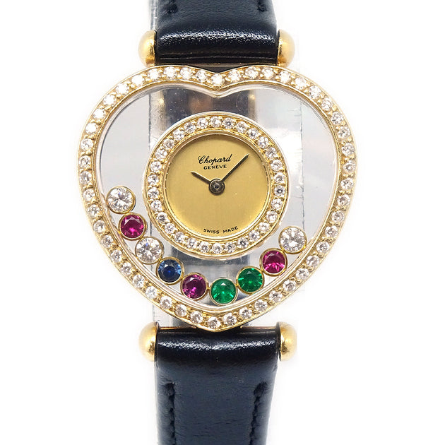 Chopard 1980s Happy Diamonds Watch 26mm AMORE Vintage Tokyo