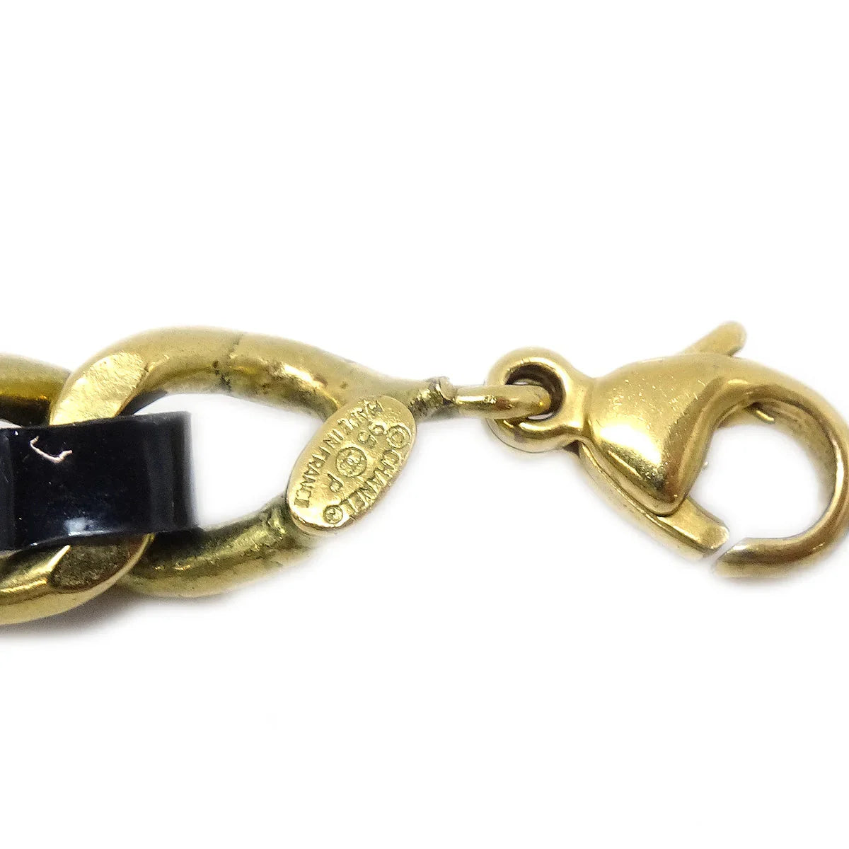 Chanel 1995 Spring Crystal & Gold CC Anklet 95P