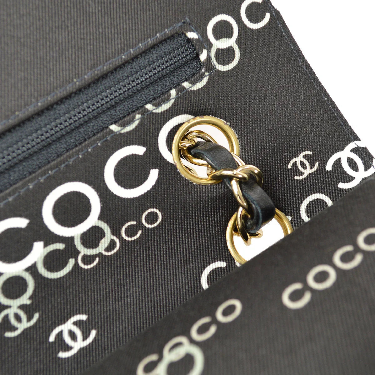 Chanel * 2001 COCO Classic Double Flap Medium Black