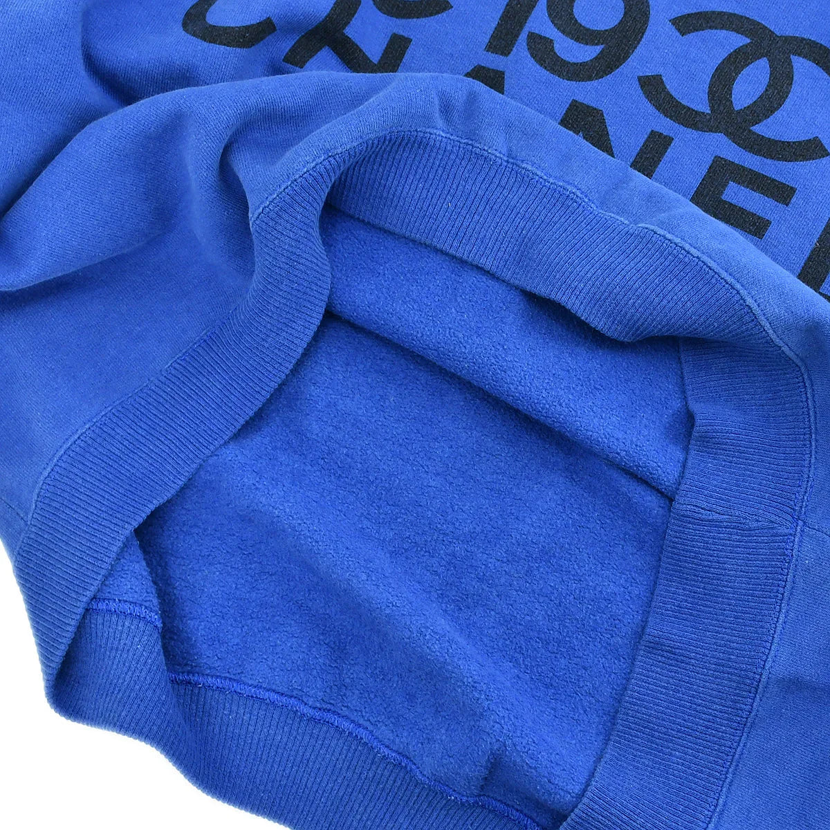 Chanel logo-print cotton sweatshirt