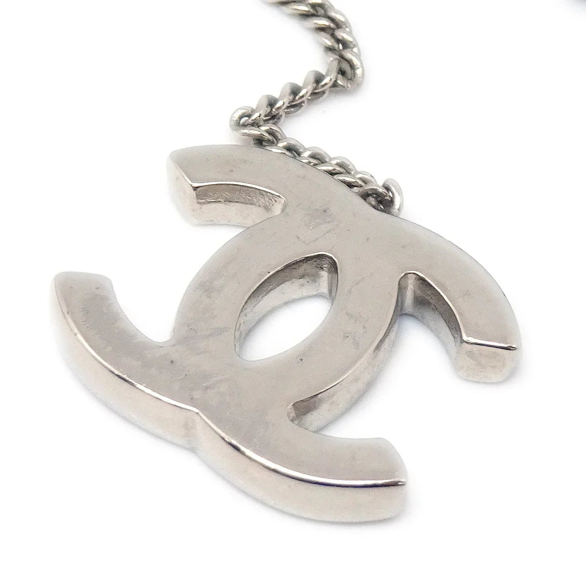 Chanel 2004 Spring Record & CC Silver Chain Necklace 04P