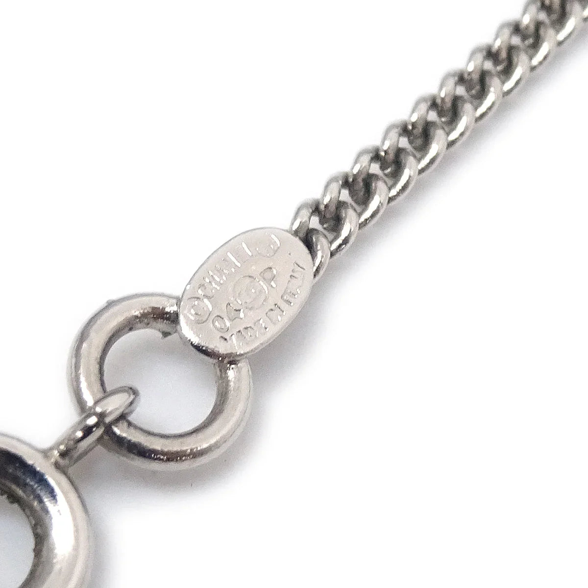 Chanel 2004 Spring Record & CC Silver Chain Necklace 04P